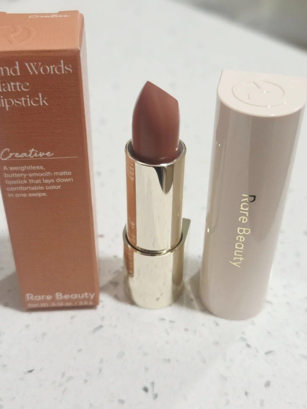Rare Beauty Kind Words Matte Lipstick — Creative (Nude Pink)